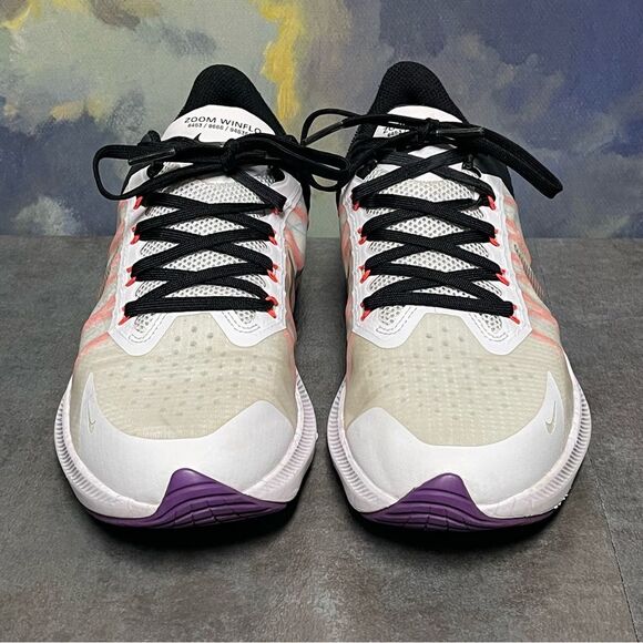 Nike Winflo 8 Black/White Women's Running Shoes Size 8 - Picture 5 of 16